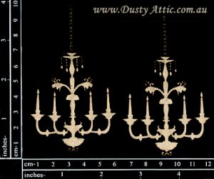 Chandelier small 2 pk