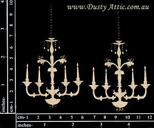 Chandelier small 2 pk