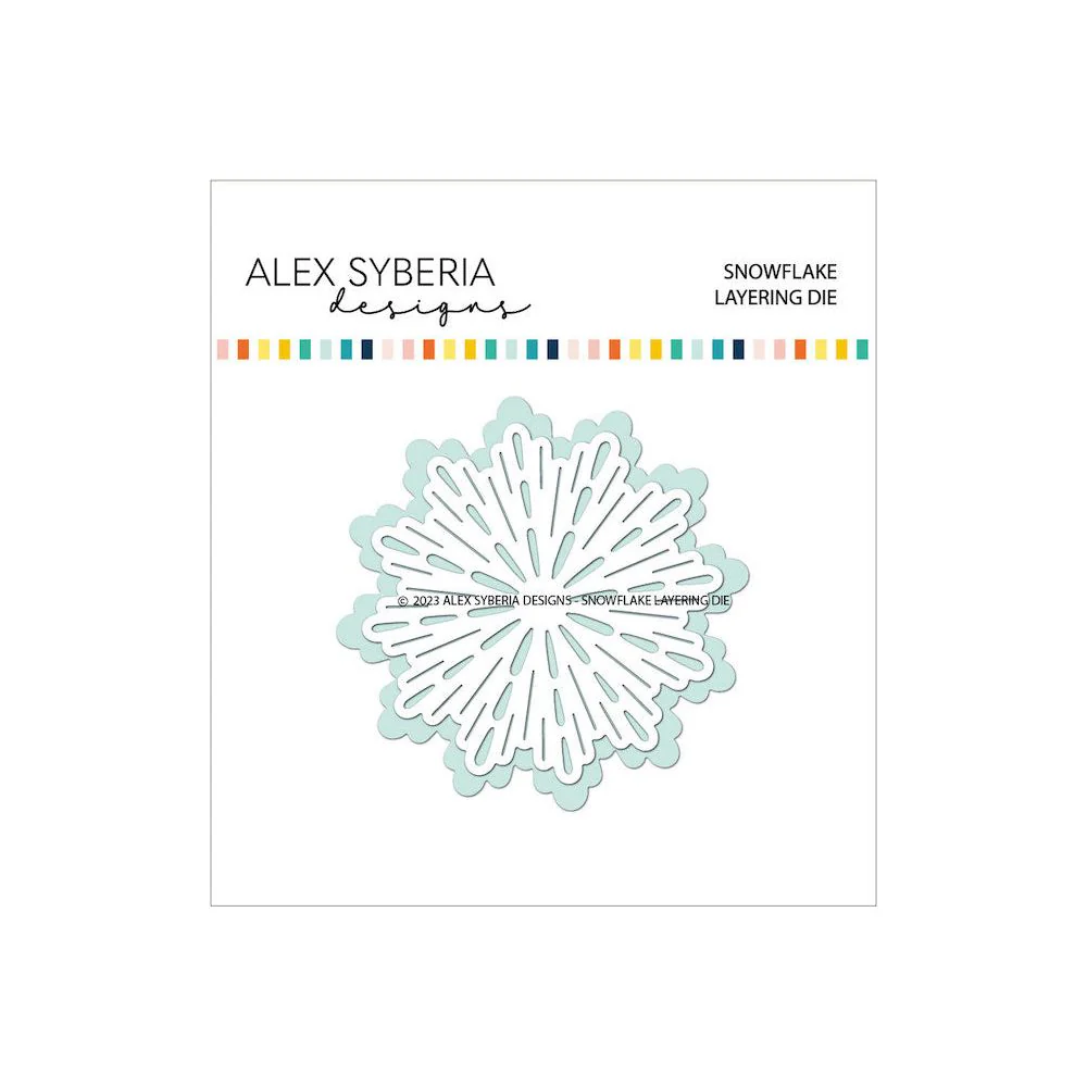 ALEX SYBERIA DESIGNS Snowflake Layering Die