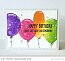 MY FAVORITE THINGS -Big Balloons Stencil