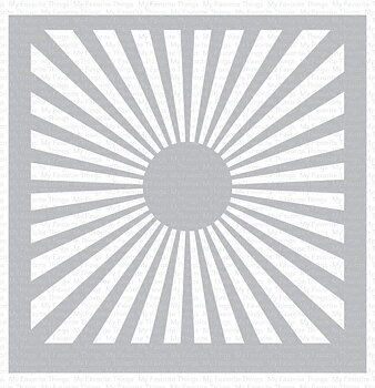 MY FAVORITE THINGS -Radiating Rays Stencil