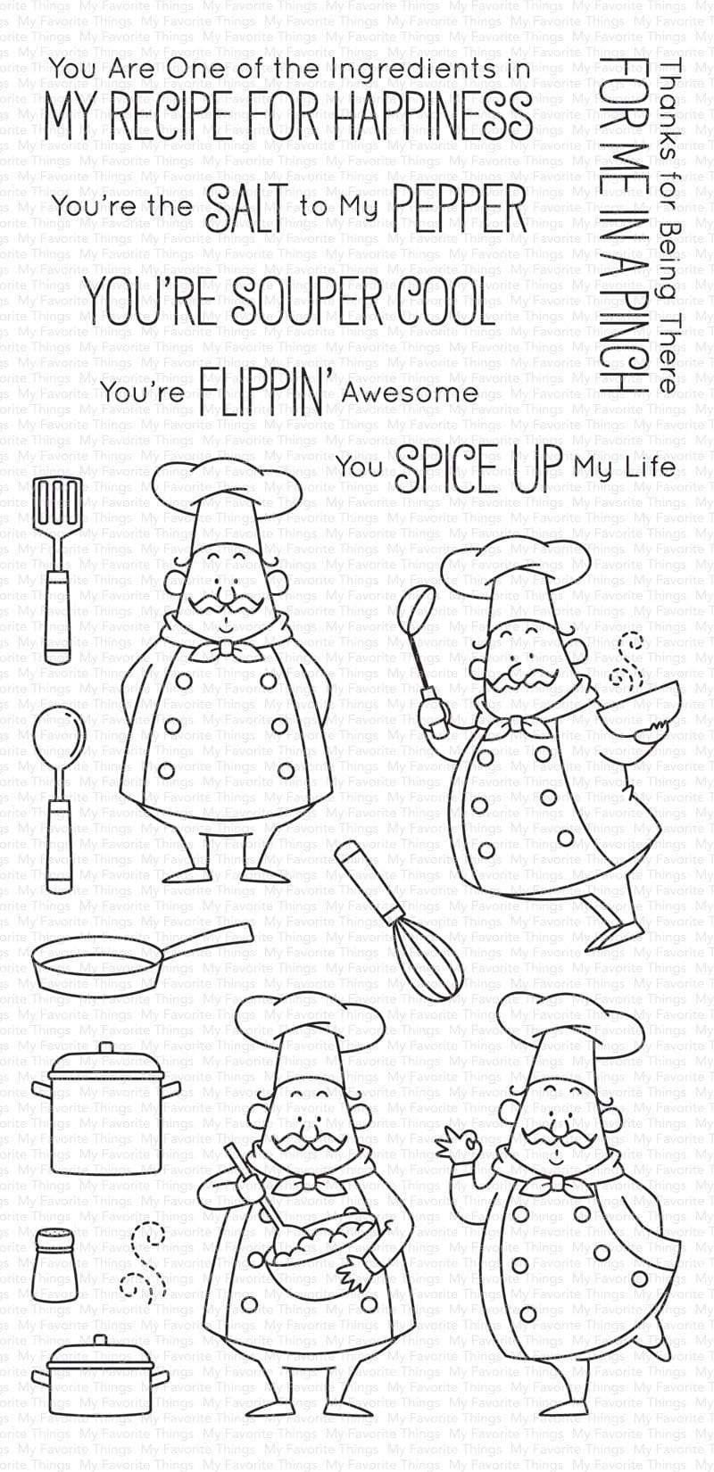 MY FAVORITE THINGS-BB Recipe for Happiness STAMP& DIE SET our very last one