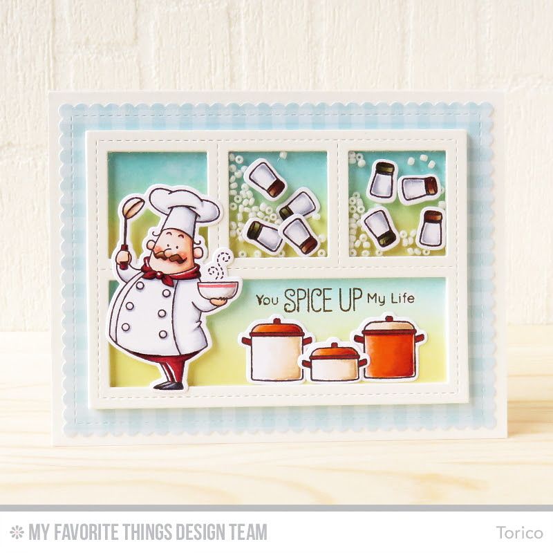 MY FAVORITE THINGS-BB Recipe for Happiness STAMP& DIE SET our very last one - 7