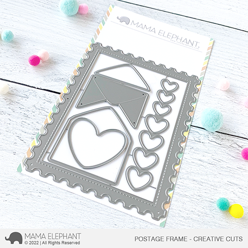 MAMA ELEPHANT -POSTAGE FRAME - CREATIVE CUTS