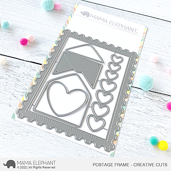 MAMA ELEPHANT -POSTAGE FRAME - CREATIVE CUTS