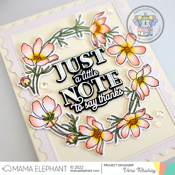 MAMA ELEPHANT -POSTAGE FRAME - CREATIVE CUTS - 5