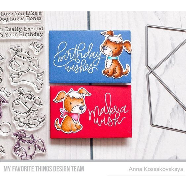 MY FAVORITE THINGS-Puppy Pals STAMP & DIE SET - 4