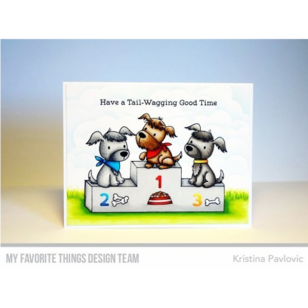 MY FAVORITE THINGS-Puppy Pals STAMP & DIE SET - 3