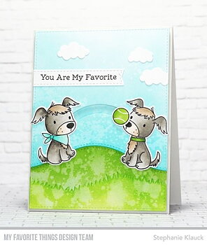 MY FAVORITE THINGS-Puppy Pals STAMP & DIE SET
