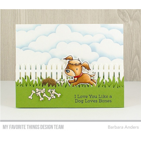 MY FAVORITE THINGS-Puppy Pals STAMP & DIE SET - 5
