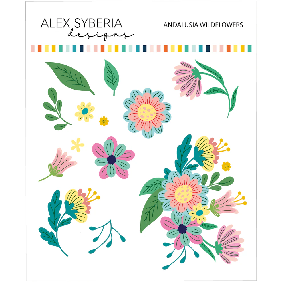 ALEX SYBERIA DESIGNS Andalusia Wildflowers Die Set 