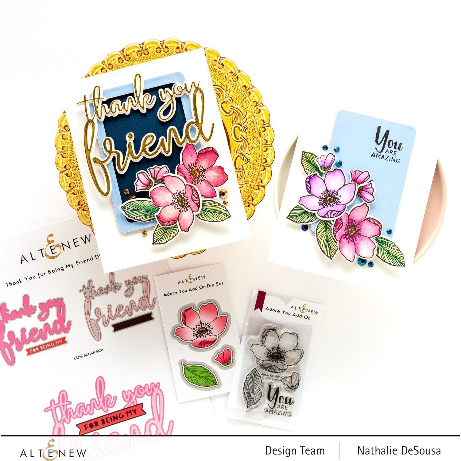 ALTENEW-Thank You for Being My Friend Die Set - 7