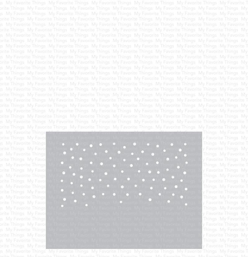 MY FAVORITE THINGS-Snowfall - Horizontal Stencil