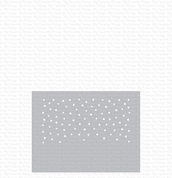 MY FAVORITE THINGS-Snowfall - Horizontal Stencil