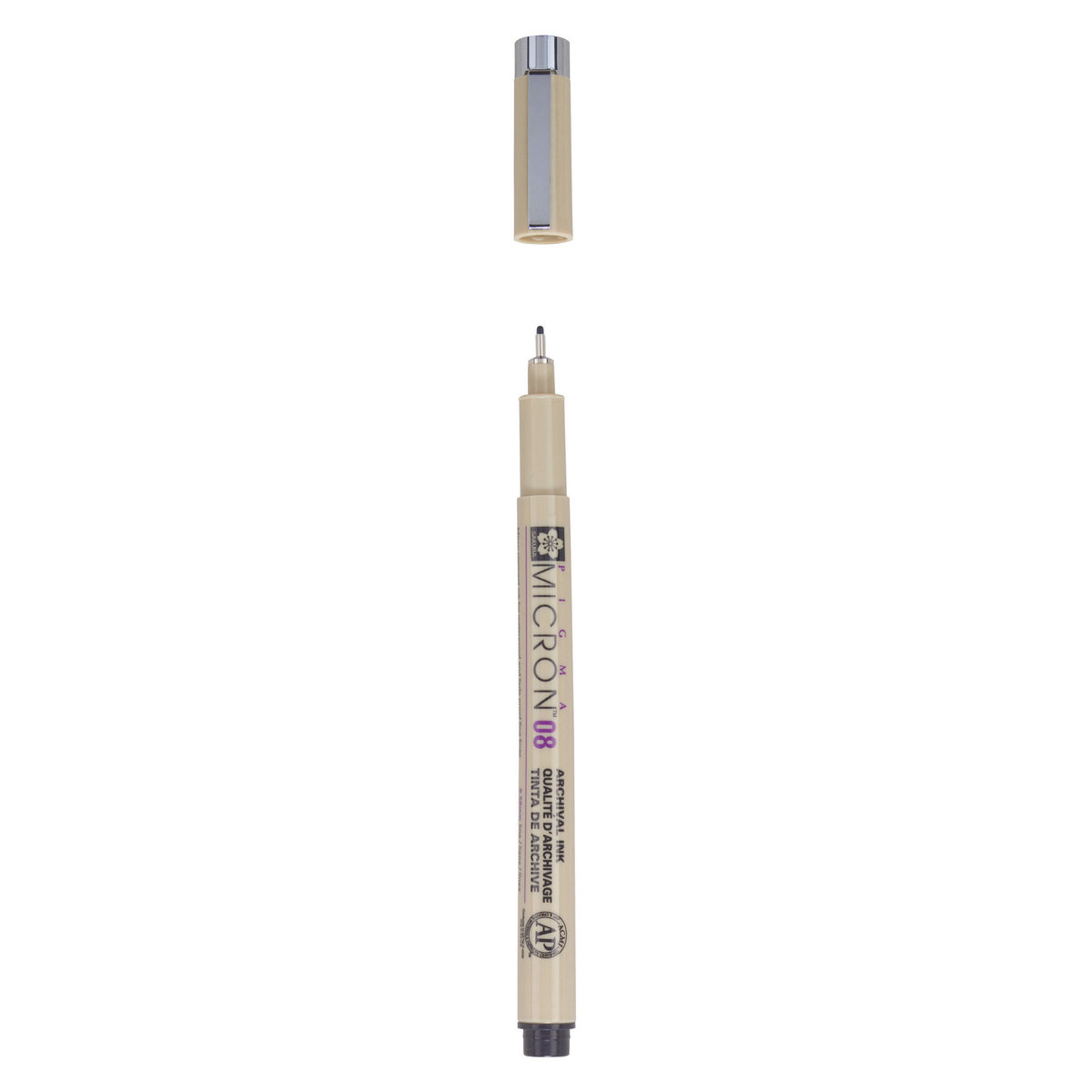 SAKURA Pigma Micron 08 svart 0,5 mm