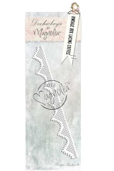 MAGNOLIA  DooH-LE13 Vintage box lacing coffee die 