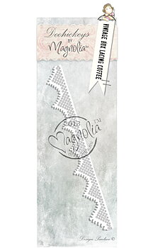 MAGNOLIA  DooH-LE13 Vintage box lacing coffee die 