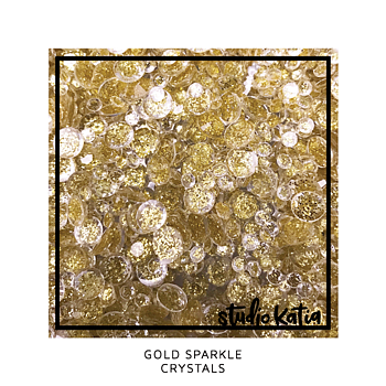 STUDIO KATIA-GOLD SPARKLE CRYSTALS