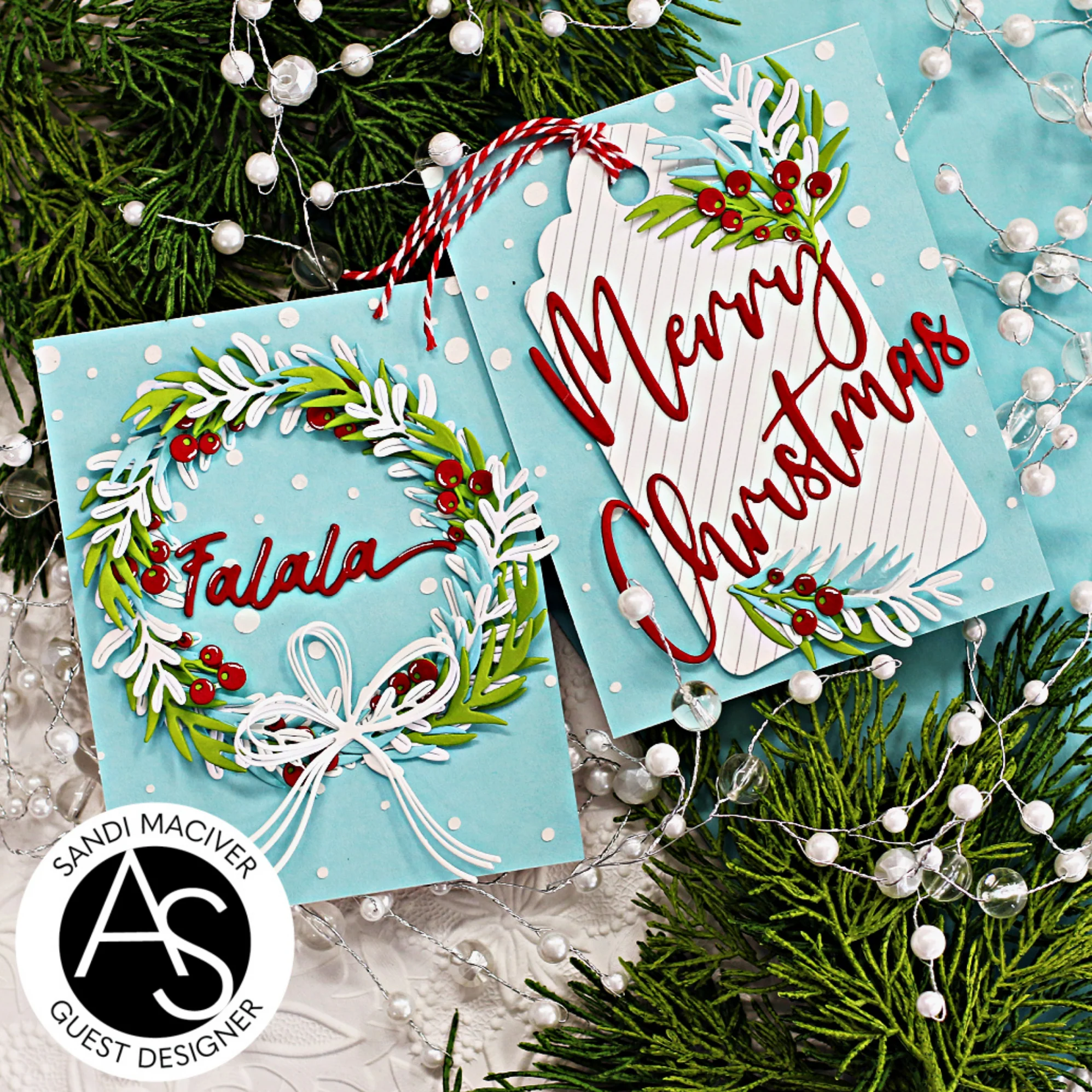 ALEX SYBERIA DESIGNS Large Merry Christmas Die - 2