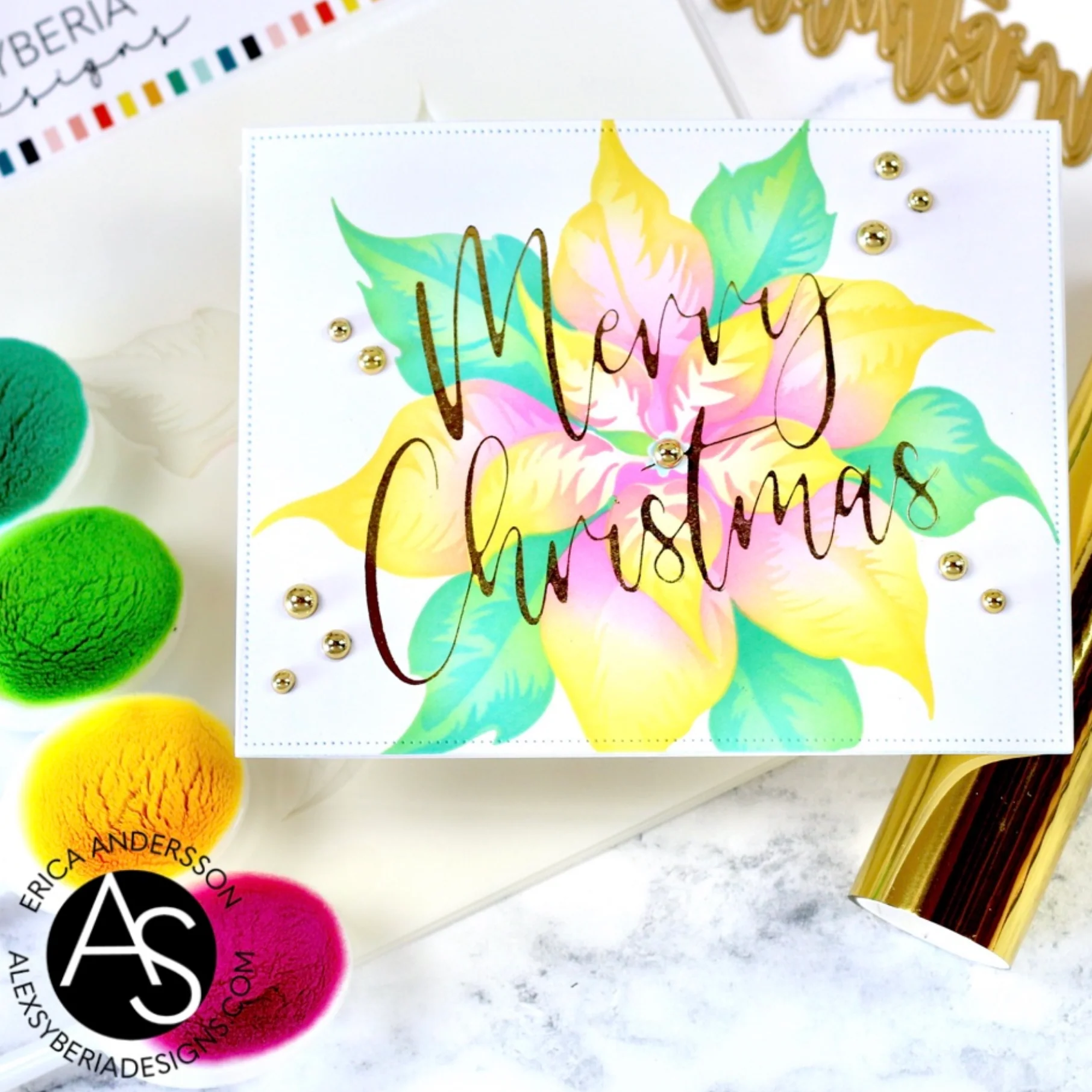 ALEX SYBERIA DESIGNS Large Merry Christmas Die - 5