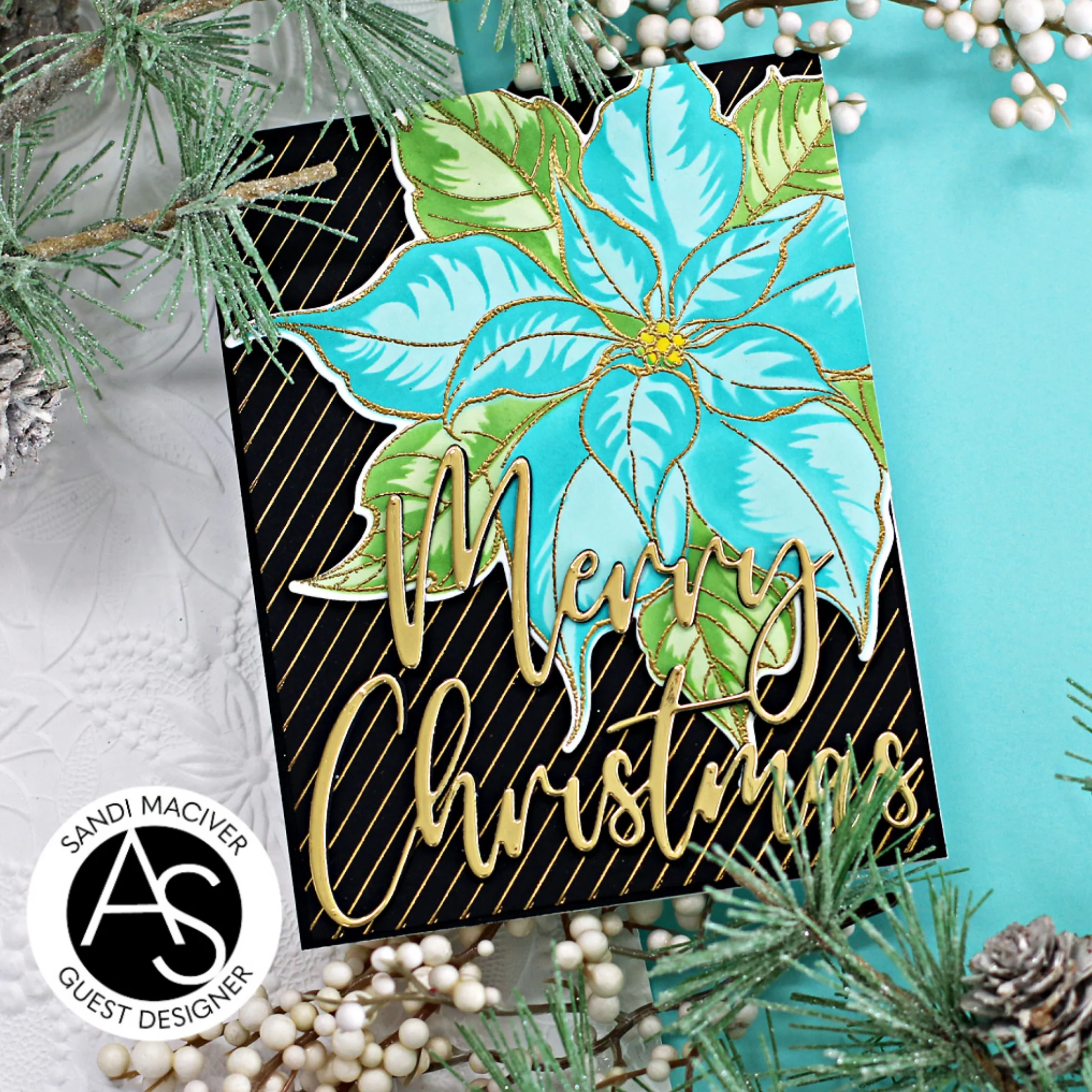 ALEX SYBERIA DESIGNS Large Merry Christmas Die - 3