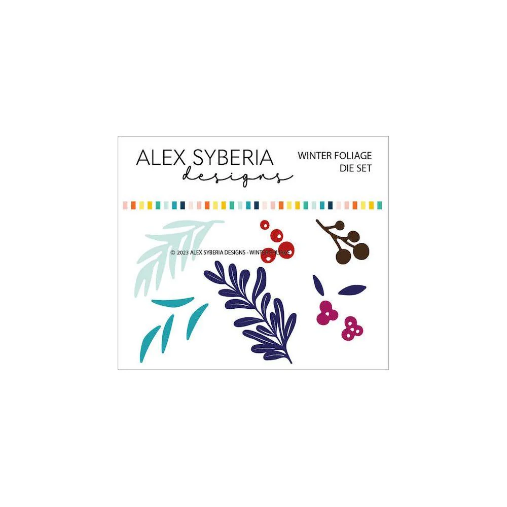 ALEX SYBERIA DESIGNS Winter Foliage Die Set