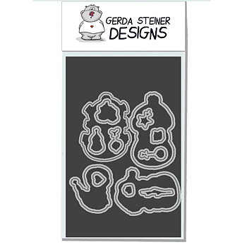 GERDA STEINER DESIGNS-Snowman Friends 4x6 Die Set
