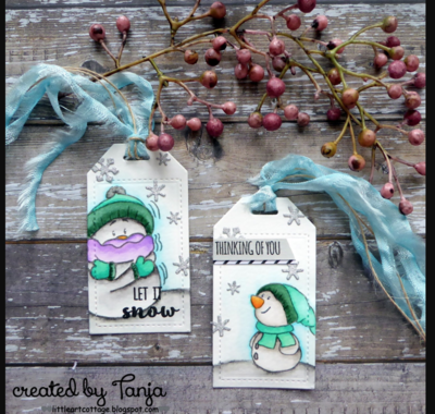 GERDA STEINER DESIGNS-Snowman Friends 4x6 Die Set - 3