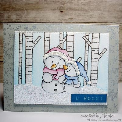 GERDA STEINER DESIGNS-Snowman Friends 4x6 Die Set - 8