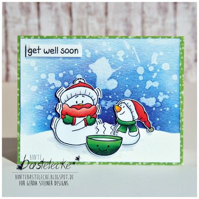 GERDA STEINER DESIGNS-Snowman Friends 4x6 Die Set - 10