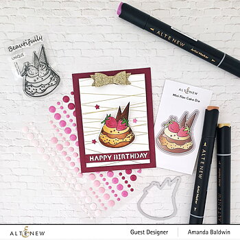 ALTENEW -Mini Flan Cake Stamp  