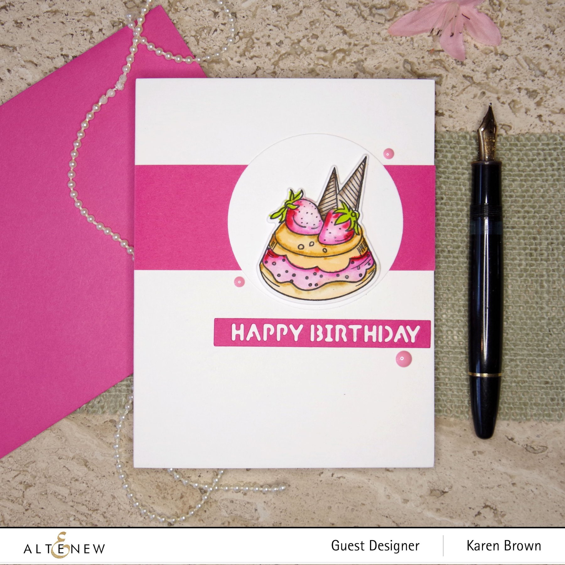 ALTENEW -Mini Flan Cake Stamp   - 6