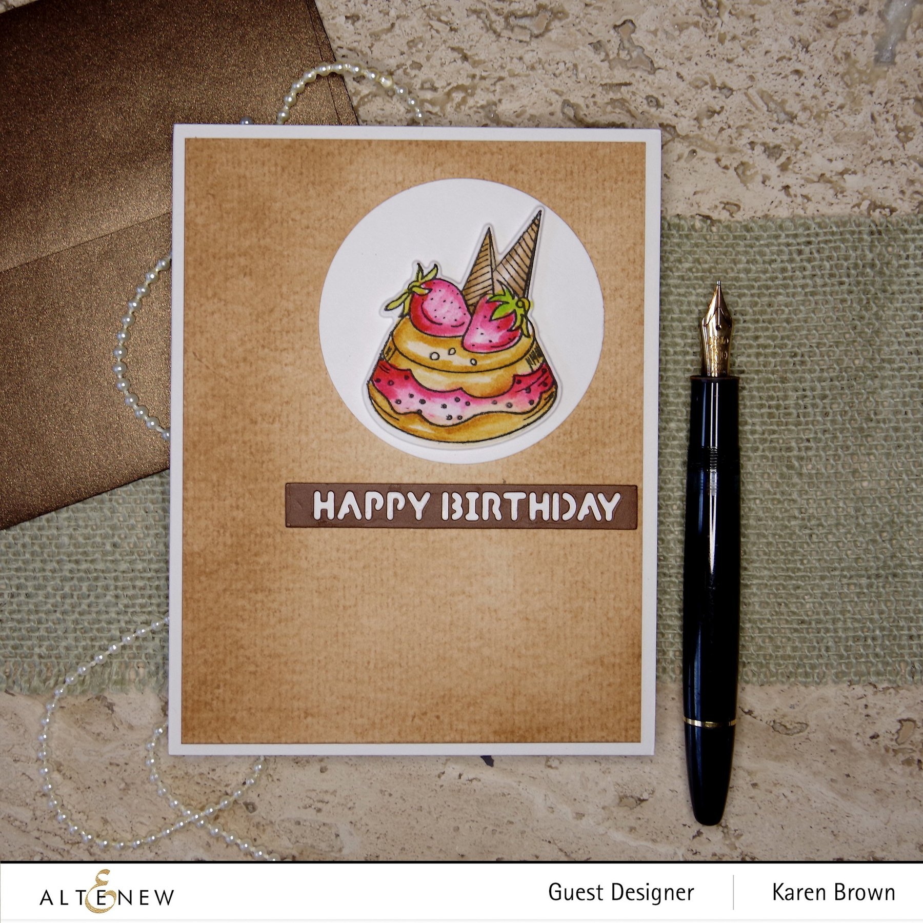 ALTENEW -Mini Flan Cake Stamp   - 5