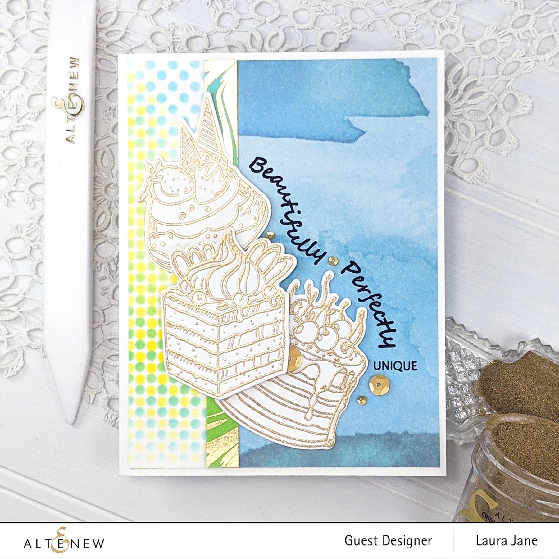 ALTENEW -Mini Flan Cake Stamp   - 8