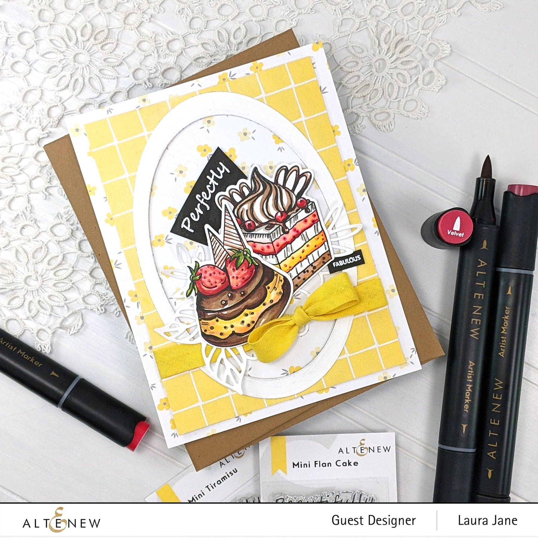 ALTENEW -Mini Flan Cake Stamp   - 7