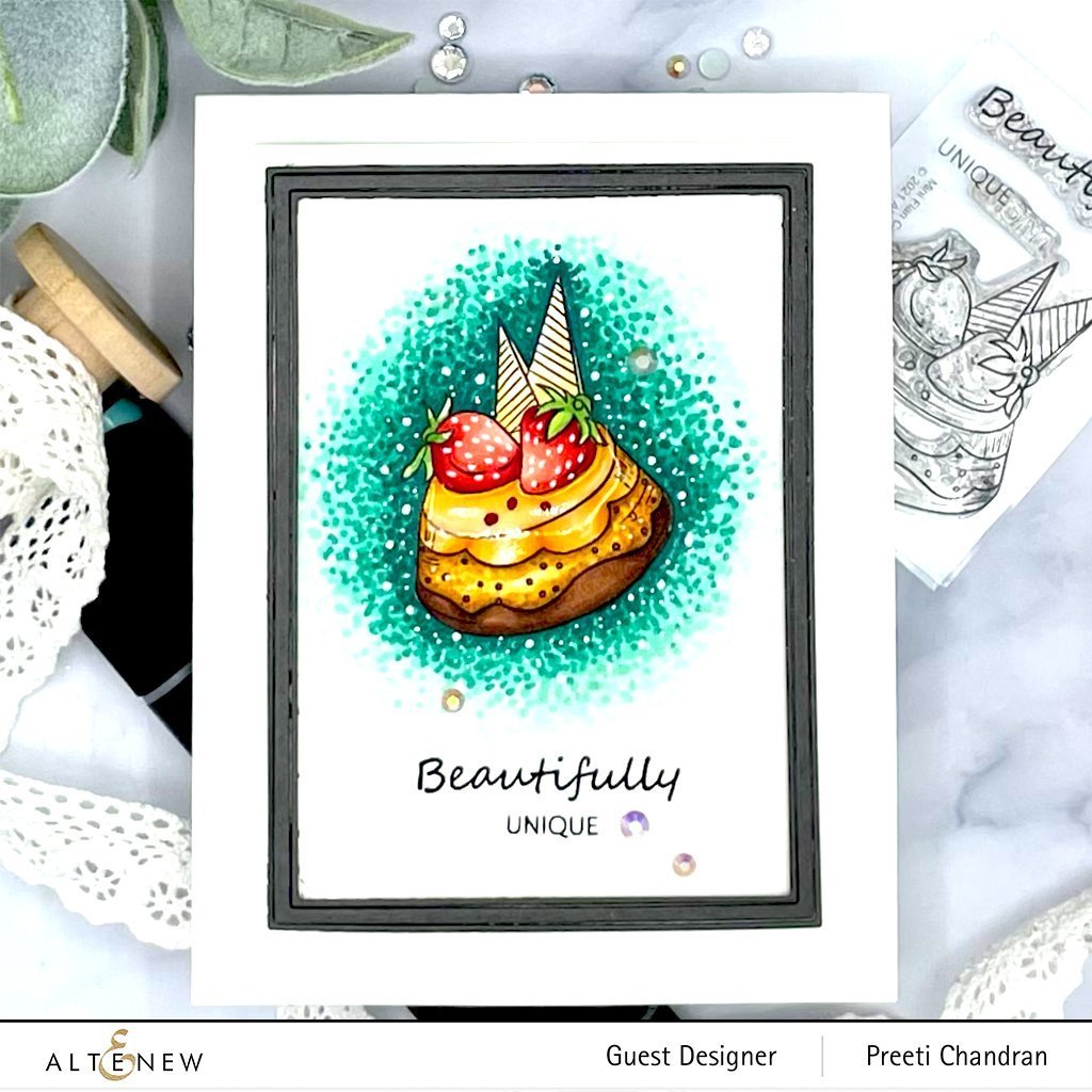 ALTENEW -Mini Flan Cake Stamp   - 11