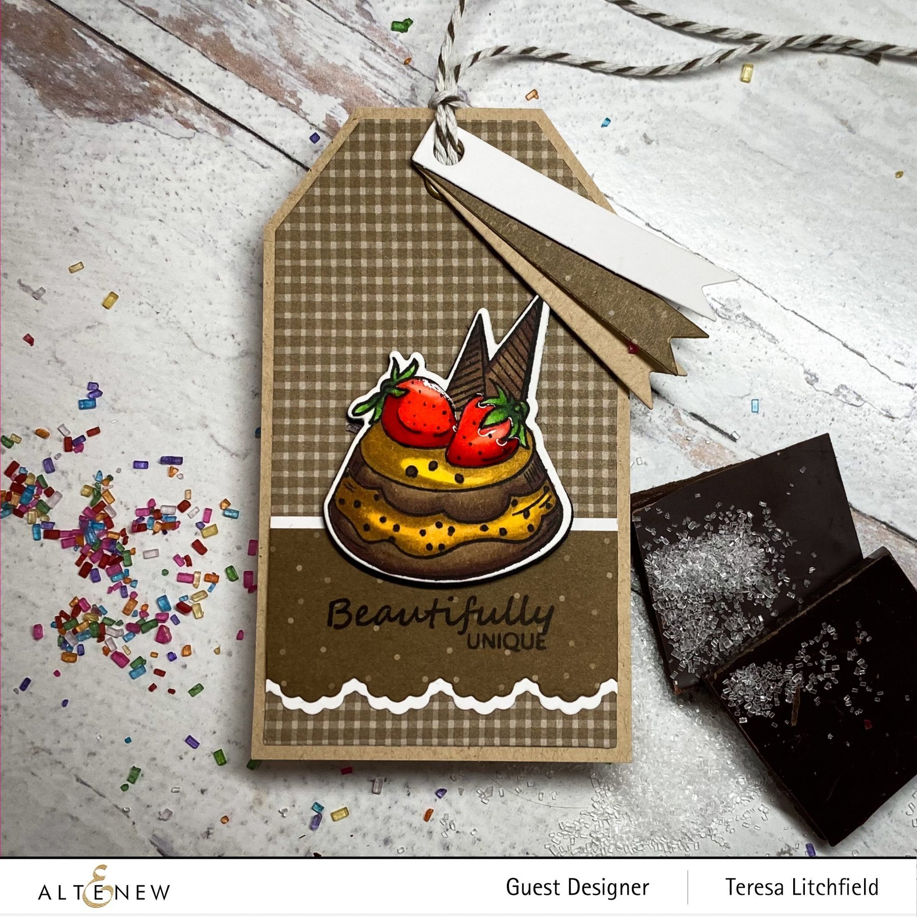 ALTENEW -Mini Flan Cake Stamp   - 12