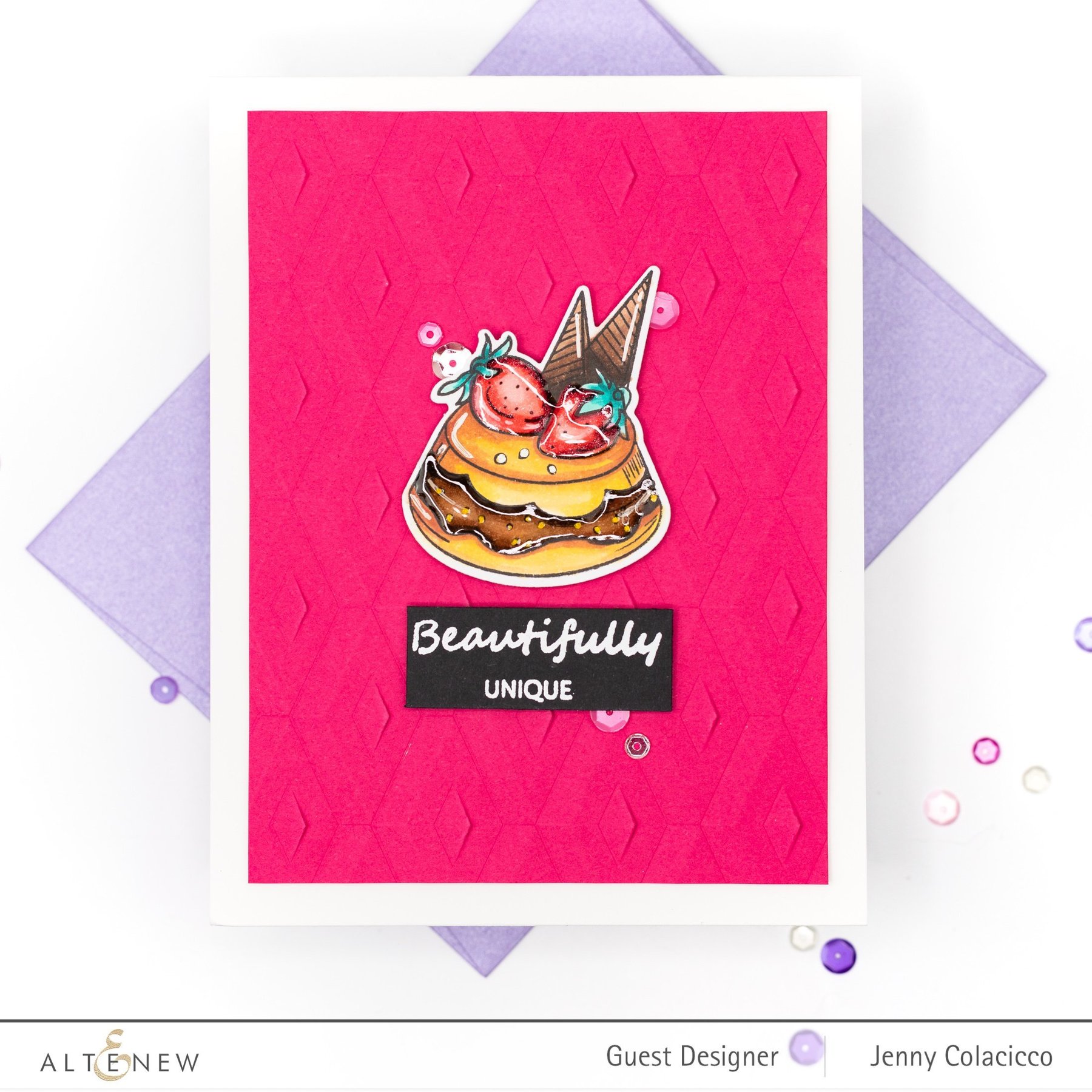 ALTENEW -Mini Flan Cake Stamp   - 4