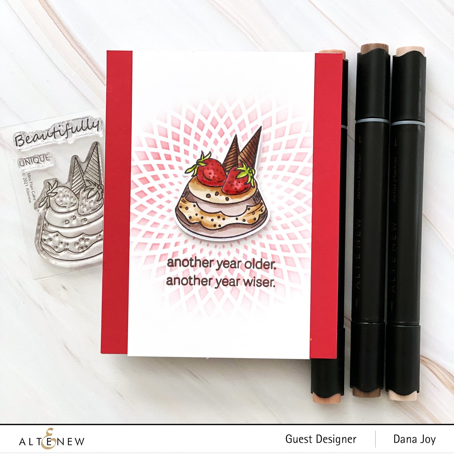 ALTENEW -Mini Flan Cake Stamp   - 3