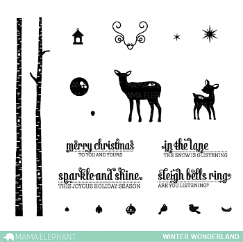 MAMA ELEPHANT -WINTER WONDERLAND