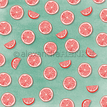 ALEXANDRA RENKE-Design paper 'PopSommer Grapefruit'