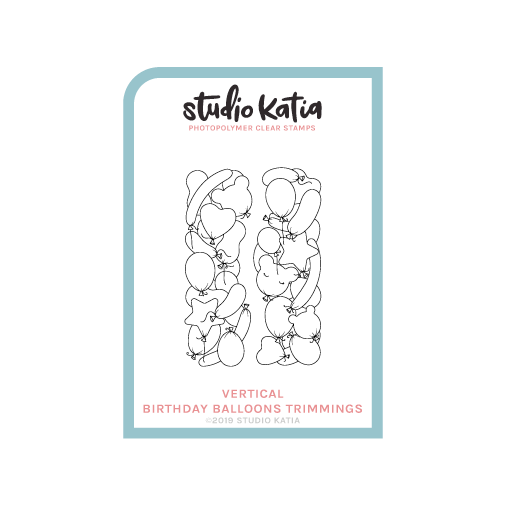 STUDIO KATIA-BIRTHDAY BALLOONS - VERT