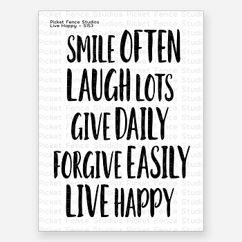 PICKET FENCE STUDIOS - Live Happy
