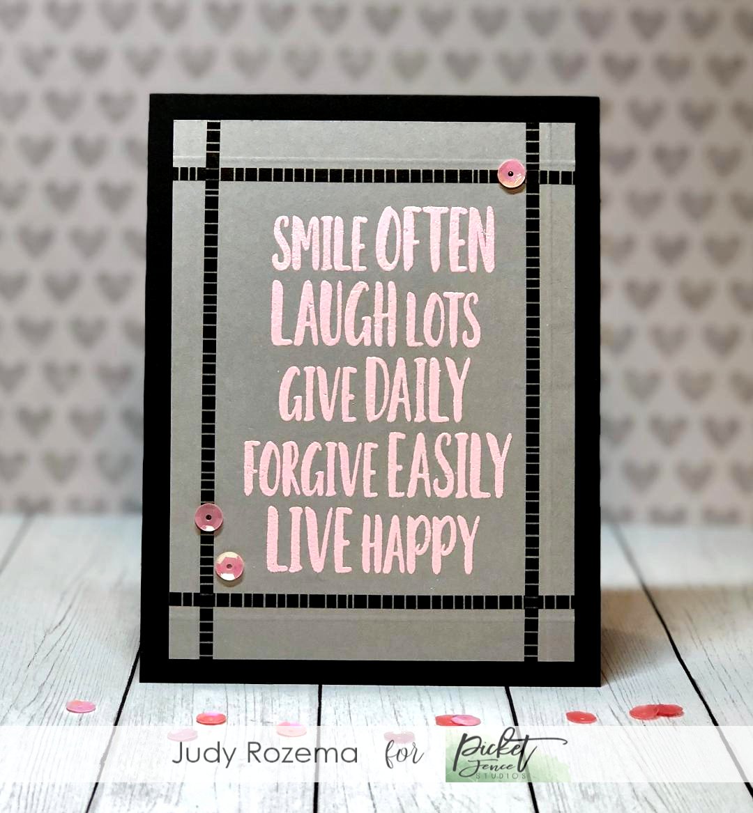 PICKET FENCE STUDIOS - Live Happy - 4