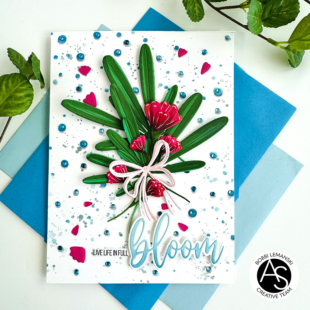 ALEX SYBERIA DESIGNS Whimsy Blooms Bouquet Die Set   - 7