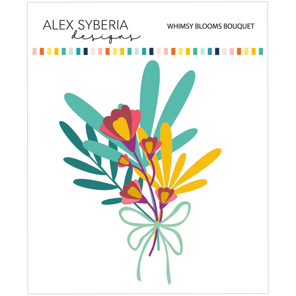 ALEX SYBERIA DESIGNS Whimsy Blooms Bouquet Die Set  