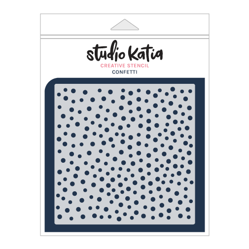 STUDIO KATIA-CONFETTI STENCIL