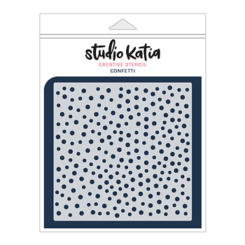 STUDIO KATIA-CONFETTI STENCIL