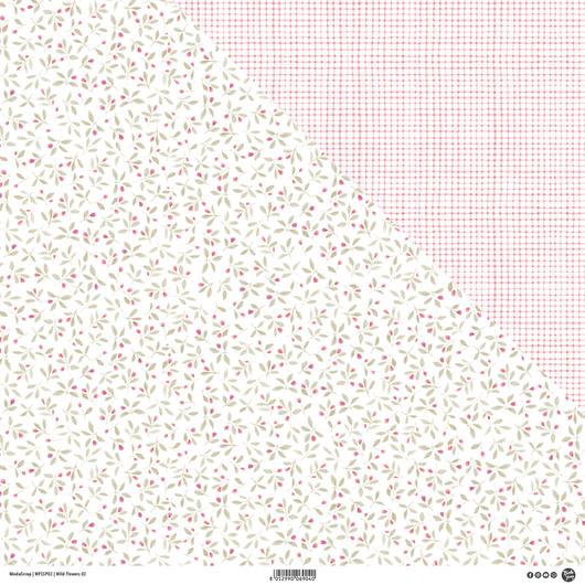 MODASCRAP - WILD FLOWERS 02 - DOUBLE  SIDED  