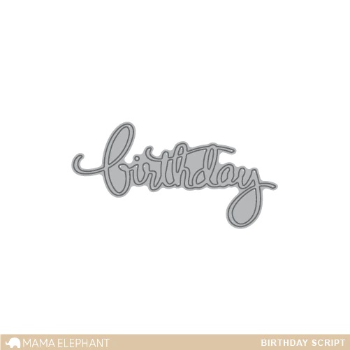 MAMA ELEPHANT-BIRTHDAY SCRIPT - CREATIVE CUTS